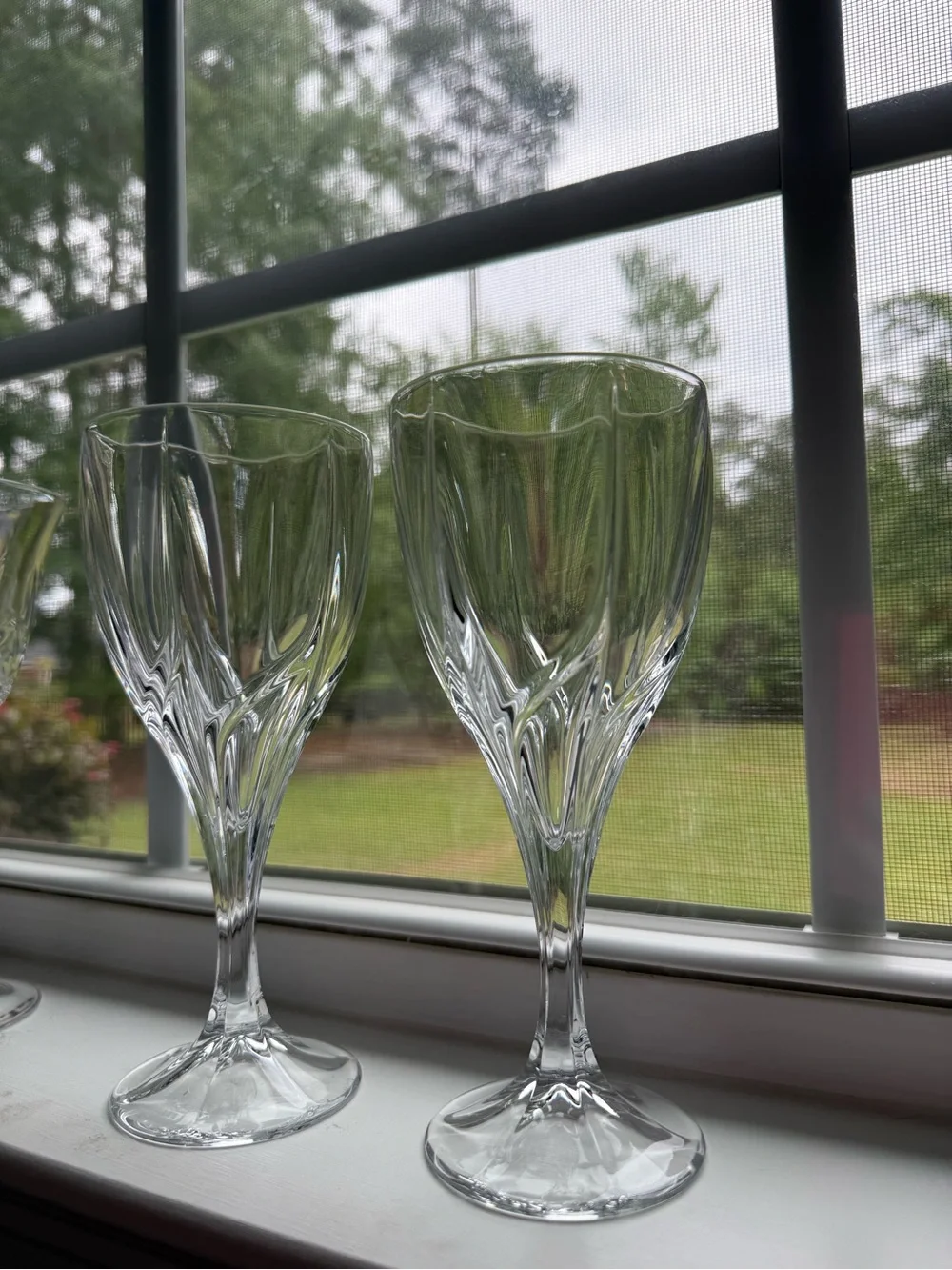 Mikasa‎ Mistral crystal wine goblets - Set of 2